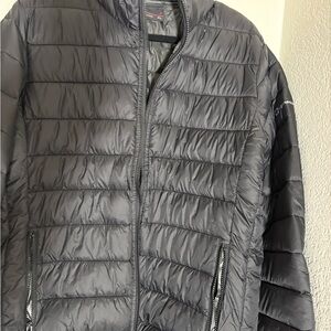 Alpine Swiss Black Puffer Jacket